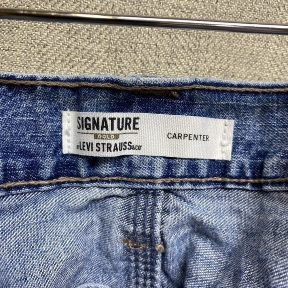 Levi Strauss Signature Gold Carpenter Jeans Mens 38 X 29 (39x25) Levi's - Picture 6 of 10